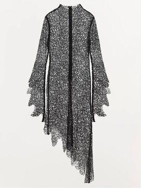 Zara Asymmetrical Midi Dress